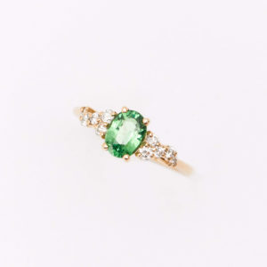 Bague Tsavorite