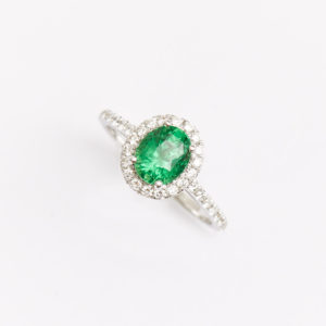 bague tsavorite