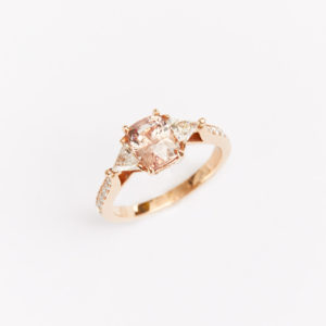bague saphir padparadscha